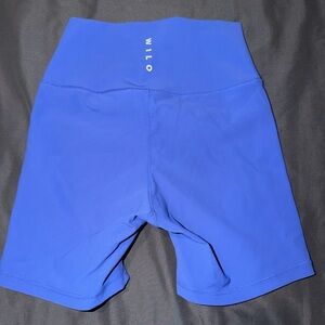WILO (size S) Women's Blue High-Waisted athletic Shorts
